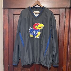Gray and Blue KU Jayhawks Men's Jacket
